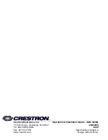 Предварительный просмотр 28 страницы Crestron C2N-DBF12 Operations & Installation Manual