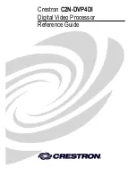 Crestron C2N-DVP4DI Reference Manual preview