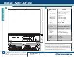 Preview for 3 page of Crestron C2N(I)-AMP-4X100 Quick Start Manual