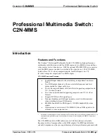 Предварительный просмотр 5 страницы Crestron C2N-MMS Operation Manual