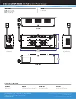 Предварительный просмотр 2 страницы Crestron C2N-SPWS300 Specifications