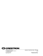 Preview for 44 page of Crestron C2N-SSC-2 Operations & Installation Manual