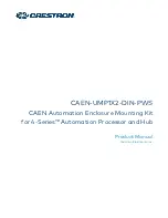 Preview for 1 page of Crestron CAEN-UMP1X2-DIN-PWS Product Manual