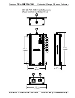 Предварительный просмотр 11 страницы Crestron CEN-ERFGW-POE Operations & Installation Manual