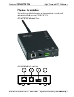 Предварительный просмотр 9 страницы Crestron CEN-HPRFGW Operations & Installation Manual