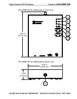 Предварительный просмотр 10 страницы Crestron CEN-HPRFGW Operations & Installation Manual