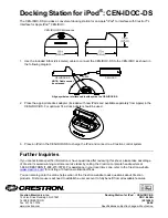 Предварительный просмотр 1 страницы Crestron CEN-IDOC-DS Quick Start Manual