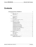 Preview for 3 page of Crestron CEN-NVS100 Operations & Installation Manual