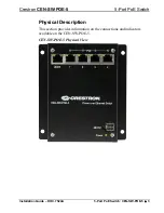 Предварительный просмотр 7 страницы Crestron CEN-SW-POE-5 Installation Manual