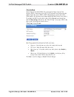 Preview for 22 page of Crestron CEN-SWPOE-24 Operation Manual