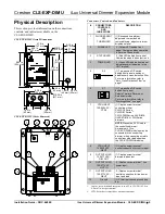 Preview for 5 page of Crestron CLS-EXP-DIMU Installation Manual