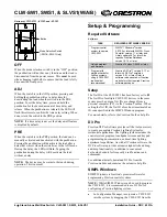 Preview for 6 page of Crestron CLS-SLVS1 User Manual