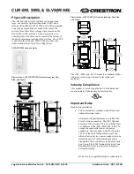 Preview for 2 page of Crestron CLW-SLVS User Manual