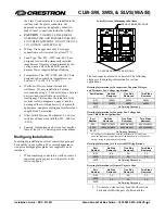 Preview for 3 page of Crestron CLW-SLVS User Manual