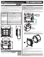 Crestron CLWI-KPLEX Installation Manual предпросмотр