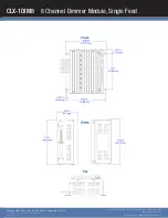 Preview for 3 page of Crestron CLX-1DIM8 Specifications