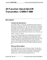 Preview for 5 page of Crestron CNIRHT-MM Operation Manual