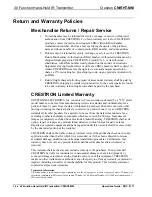 Preview for 18 page of Crestron CNIRHT-MM Operation Manual