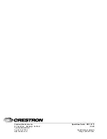 Preview for 20 page of Crestron CNIRHT-MM Operation Manual