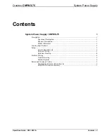 Preview for 3 page of Crestron CNPWS-75 Operation Manual