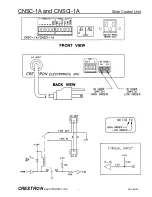 Crestron CNSC-1A Install Manual предпросмотр