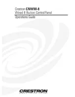 Crestron CNWM-8 Operation Manual preview