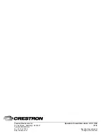 Preview for 28 page of Crestron CNX-AUDIO-6PAK Operations & Installation Manual