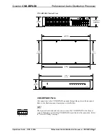 Предварительный просмотр 9 страницы Crestron CNX-BIPAD8 Operation Manual