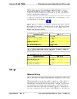 Preview for 9 page of Crestron CNX-PAD8 Operation Manual