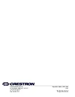 Preview for 28 page of Crestron CNX-PAD8A Operation Manual