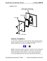 Предварительный просмотр 8 страницы Crestron CNX-TS Operations & Installation Manual