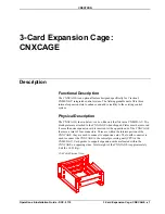 Preview for 5 page of Crestron CNXCAGE Operations & Installation Manual