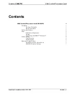 Preview for 3 page of Crestron CNXCPU Operations & Installation Manual