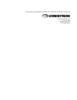 Preview for 2 page of Crestron CNXENET+ Operations & Installation Manual