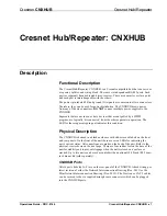 Preview for 5 page of Crestron CNXHUB Operation Manual