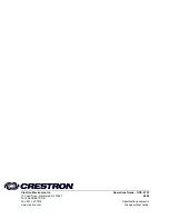 Preview for 12 page of Crestron CNXRY-16 Operation Manual