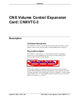 Preview for 5 page of Crestron CNXVTC-3 Operation Manual