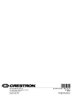 Preview for 32 page of Crestron CP3 Operation Manual