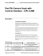 Preview for 3 page of Crestron CPC-CAMI Operation Manual