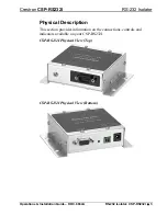 Preview for 7 page of Crestron CSP-RS232I Operations & Installation Manual