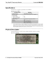 Preview for 6 page of Crestron CWD6922 Operation Manual