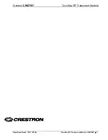 Preview for 13 page of Crestron CWD7567 Operation Manual