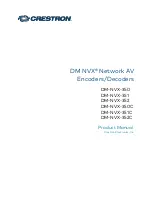 Preview for 1 page of Crestron DigitalMedia DM-NVX-350 Product Manual