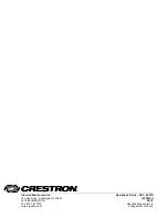 Предварительный просмотр 44 страницы Crestron DigitalMedia DM-TX-300N Operation Manual