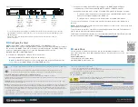 Предварительный просмотр 2 страницы Crestron DigitalMedia DMCF-TX-4K-SFP Do Manual