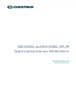 Crestron DIN-GWDL Product Manual предпросмотр