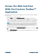 Предварительный просмотр 66 страницы Crestron DM-NAX-8ZSA Product Manual