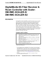 Preview for 7 page of Crestron DM-RMC-SCALER-S Operations & Installation Manual