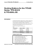 Preview for 5 page of Crestron Docking Station TPS-6X-DS Operation Manual