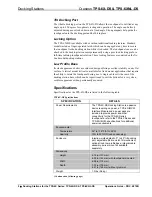 Preview for 6 page of Crestron Docking Station TPS-6X-DS Operation Manual